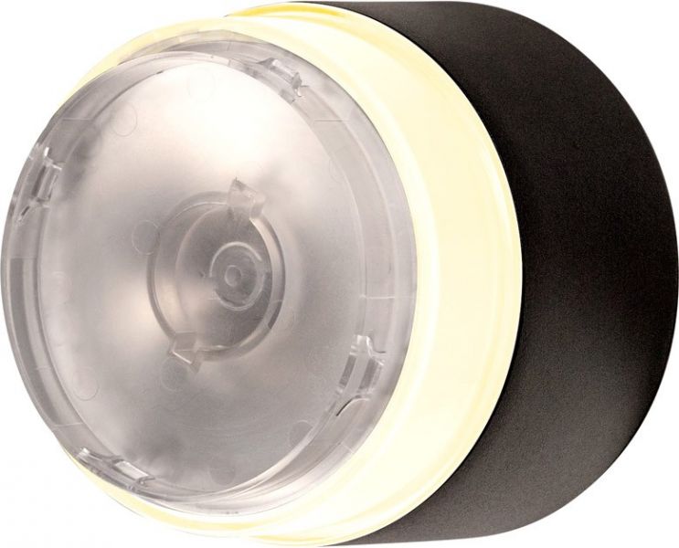 SLV MANA BASIS WL, indoor LED wall-mounted light round anthracite CCT switch 2700/3000K