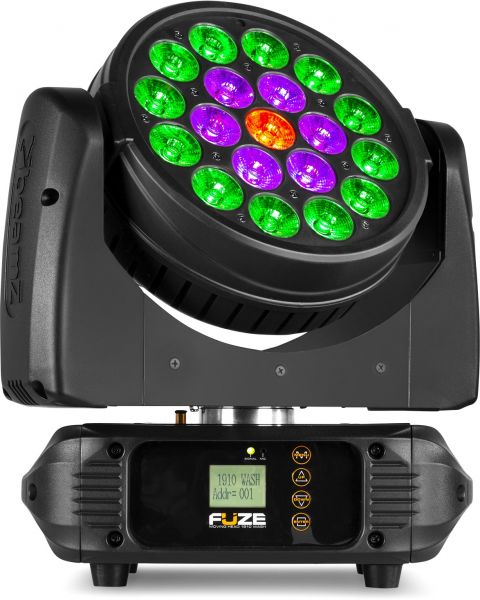 beamZ Fuze1910 Wash Moving Head mit Ringsteuerung