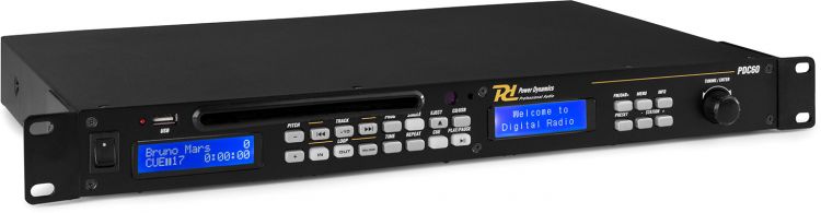Power Dynamics PDC60 USB/CD-Spieler/FM/DAB+