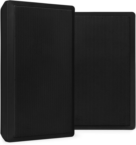 Power Dynamics WSF30B Flachwandlautsprecher-Set 5,25 Zoll 100 V Schwarz