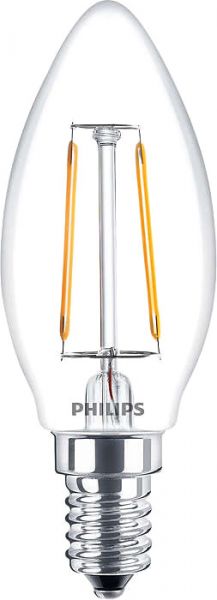 Philips Classic LEDcandle 2-25W E14 827 B35