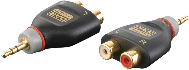 DAP XGA17 - Mini Klinke/M stereo > 2 x RCA/F