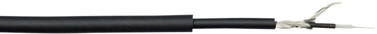 DAP LC-126  Black line cable a-symmetric, 100 m on spool