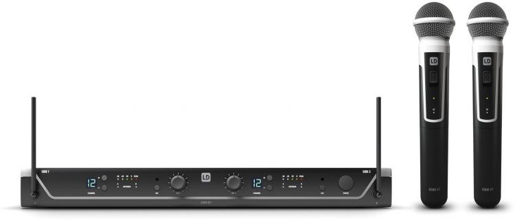 LD Systems U308 HHD 2 - Dual-Funkmikrofon System mit 2x Handmikrofon