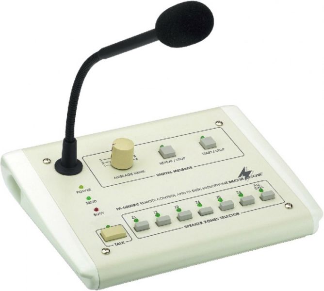 MONACOR PA-6000RC ELA-Tischmikrofon