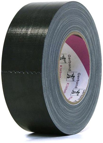 Gaffer Tape Gerband 250 schwarz - Gewebe-Klebeband/Panzertape