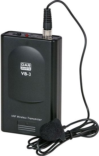 DAP-Audio VB-3 Beltpack + lavelier for PSS 195.25 MHz