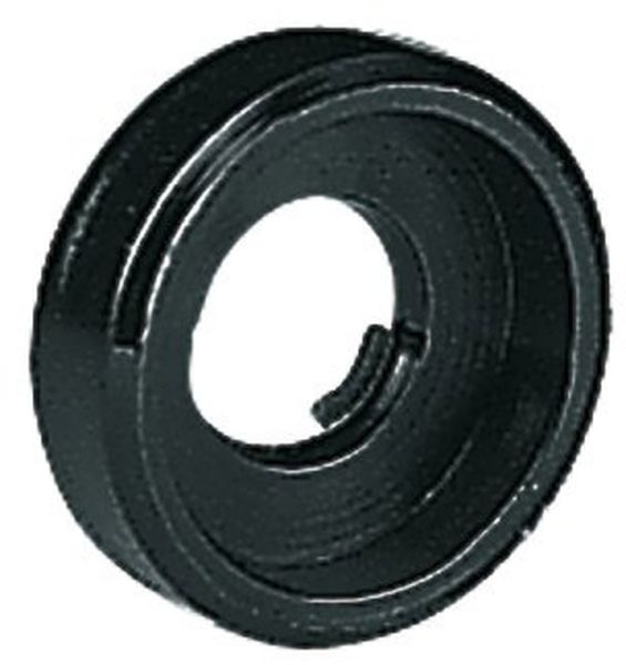 ACCESSORY Kunststoffscheibe schwarz groß (vertieft)