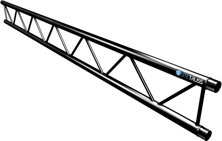 Litetruss H32L Strecke 300 cm RAL9005 - Schwarz - Matt - Touring Edition