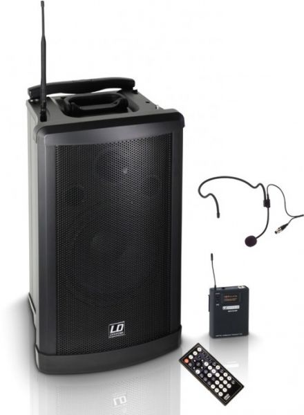 LD Systems Roadman 102 HS Mobiler PA Lautsprecher mit Headset Mikrofon