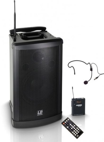 LD Systems Roadman 102 HS Mobiler PA Lautsprecher mit Headset Mikrofon