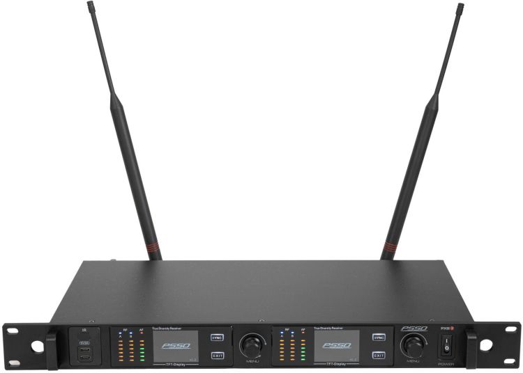 PSSO PXS TWO 2-Kanal True Diversity Empfänger 470-510 MHz