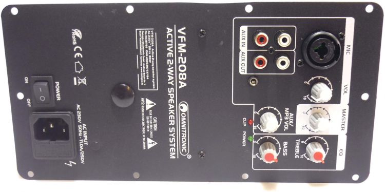 Platine (Endstufe) VFM-208A (Komplett)