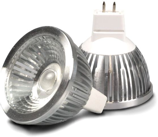 ISOLED MR16 LED Strahler 5,5W COB, 38°, warmweiß, dimmbar