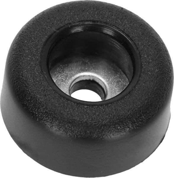 Adam Hall Hardware 4900 S - Gummifuß 25 x 11 mm Schwarz, rutschhemmend