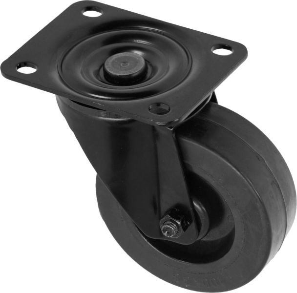 Adam Hall Hardware 372151 BLK - Lenkrolle 100 mm, schwarz