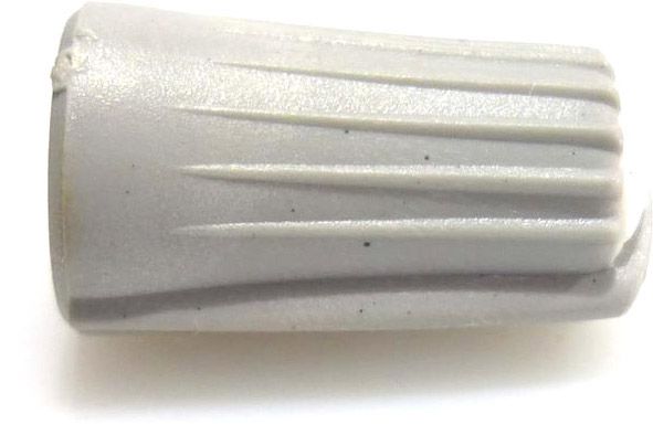 Drehknopf grau, oben weiß Ø=11mm WAMS-8BT