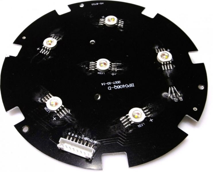 Platine (LED) AKKU PAR 6 QCL (BP0406Q-D)