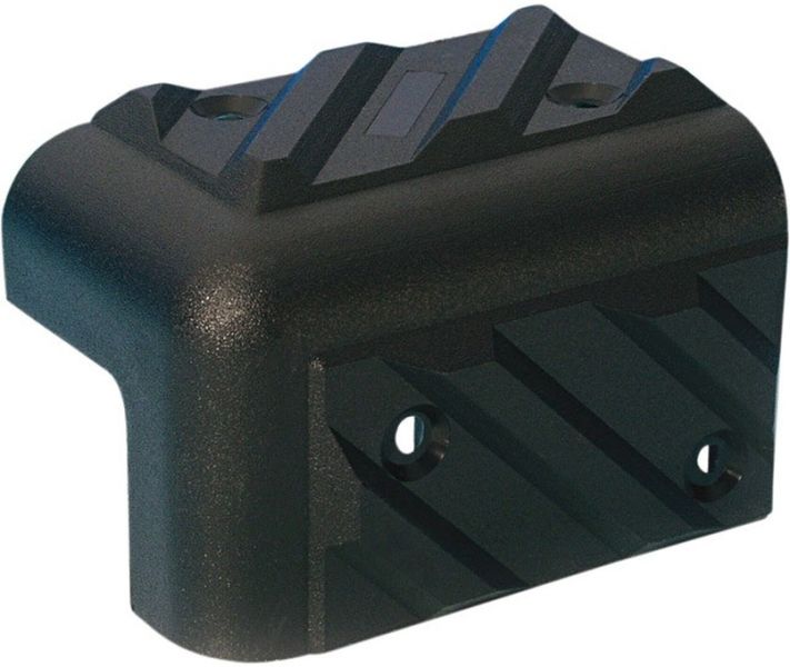 Adam Hall Hardware 4013 Boxenecke Kunststoff stapelbar schwarz