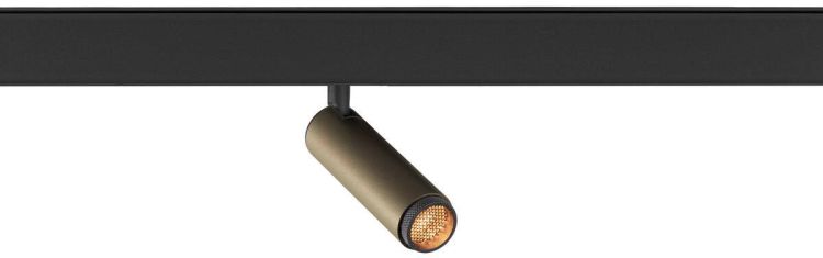 SLV GRIP! S, 48V Spot, deep & recessed track, zylindrisch, 2700K, 9.8 Watt, DALI, 29°, bronze