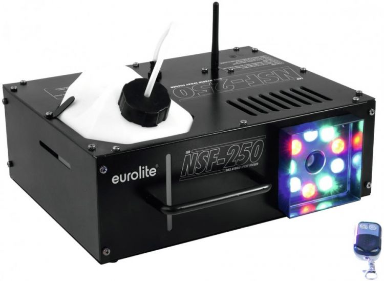 EUROLITE NSF-250 LED DMX Hybrid Spray Fogger