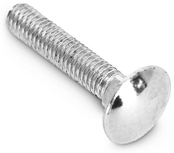 Adam Hall Hardware 54M6X35F - Flachrundschrauben M6 x 35 mm, Stahl verzinkt, DIN 603