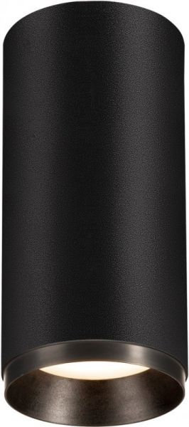 SLV NUMINOS® CL PHASE M, Indoor, luminaria de superficie de techo led negro/negro 4000 K 36 °