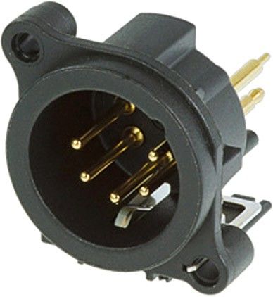 Neutrik NC 5 MAV SW XLR Stecker 5-Pol male mit Schaltkontakten