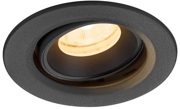 SLV NUMINOS® MOVE XS, Deckeneinbauleuchte, 4000 K, 20°, IP20, rund, schwarz