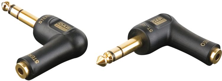 DAP XGA39 - Mini Klinke/F > Klinke/M stereo 90°