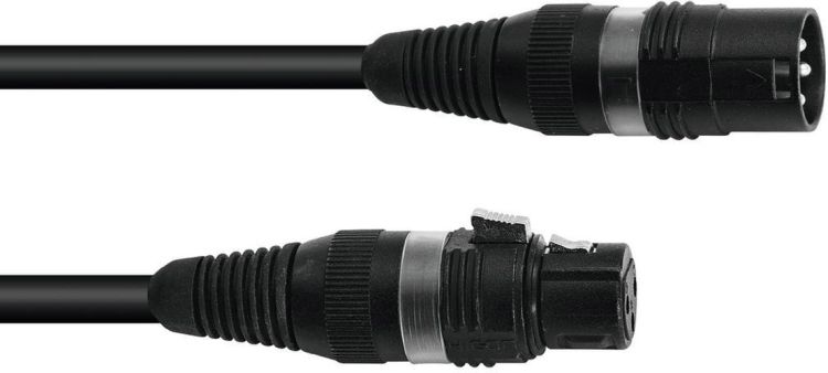 SOMMER CABLE DMX Kabel XLR 3pol 25m sw Hicon