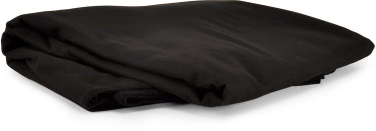Premium Bühnenmolton B1 ca. 320 gr pro qm, 300 cm breit schwarz Preis pro lfm.