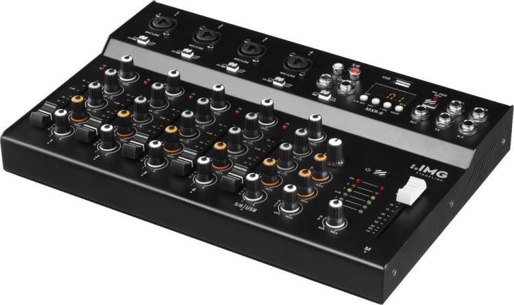 IMG Stageline MXR-6 6-Kanal-Audio-Mischpult
