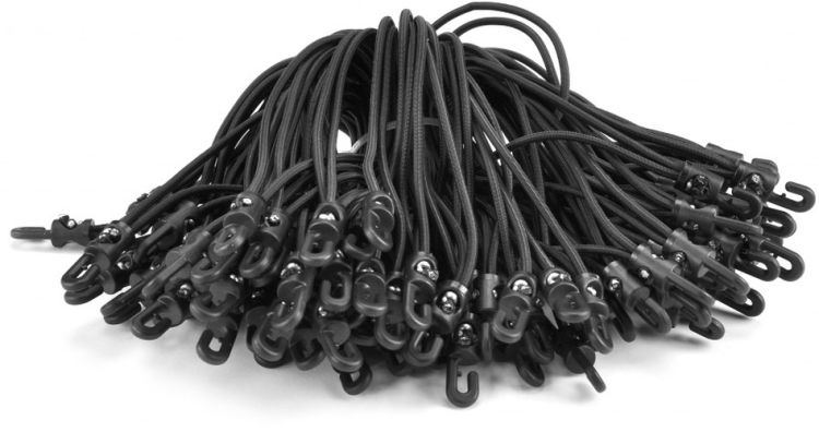 Riggatec Spannfix 4mm schwarz 20cm 100 Stk.