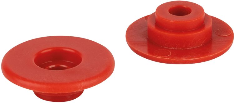 WENTEX CURTFIX® Farbiger Ring für Vorhangklemme, rot, 50er-Set – rot