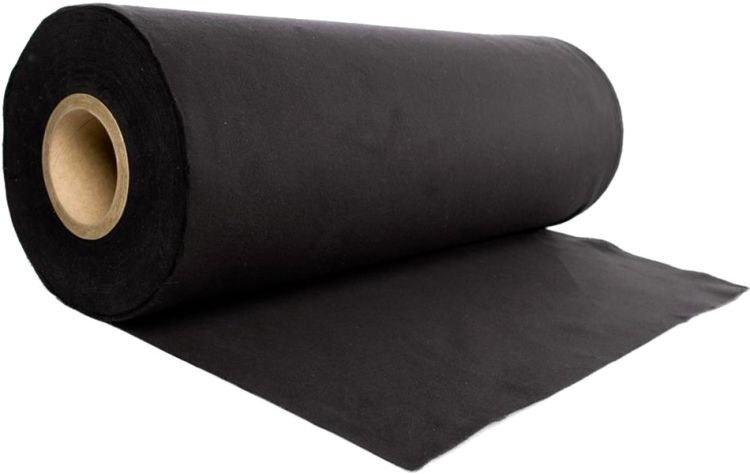 Admiral Klettverschluss Bühne-Polyester 25 m x 60 cm schwarz