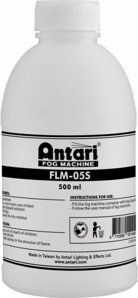 Antari FLM-05S Fog Liquid 0.5 L for MB-2 Listo para usar