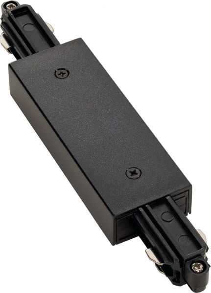 Längsverbinder für 1-Phasen HV-Stromschiene, schwarz, mit Einspeisemöglich