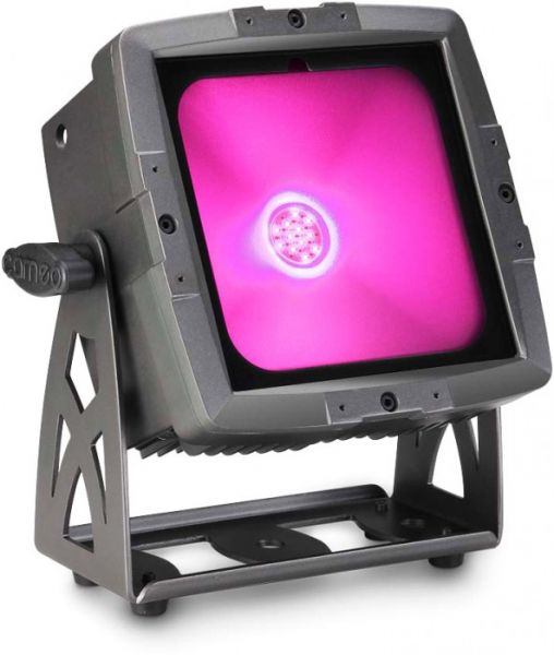 Cameo FLAT PRO FLOOD IP65 TRI Outdoor Fluter mit 60W Tri-Color COB-LED in