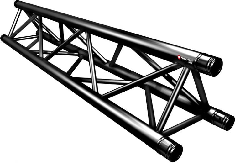 Naxpro-Truss FD 33 Strecke 150 cm
RAL9005 - Schwarz - Seidenmatt