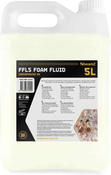 beamZ FFL5 Schaumstoff-Fluid 5L Konzentriert
