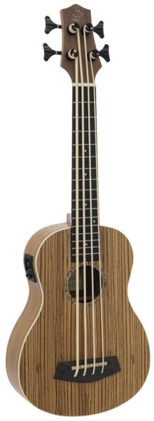 DIMAVERY UK-700 Bass-Ukulele. Zebra