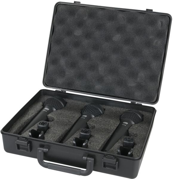 DAP PDM-Pack mit 3 Universal Mikrofone