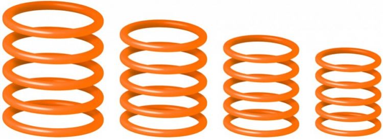 Gravity RP 5555 ORG 1 Universeller Gravity Ring Pack, Electric Orange