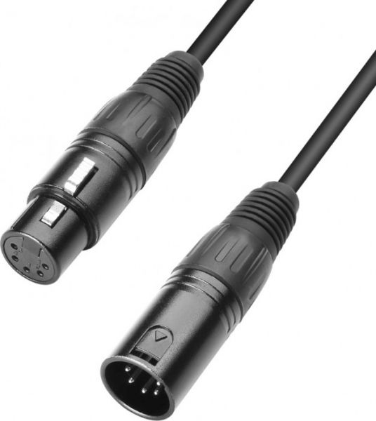 Adam Hall Cables K3 DGH 0050 DMX Kabel XLR male 5 Pol auf XLR female 5 Pol