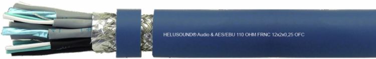 HELUKABEL Audiokabel 12x2x0,25 AES/EBU 100m