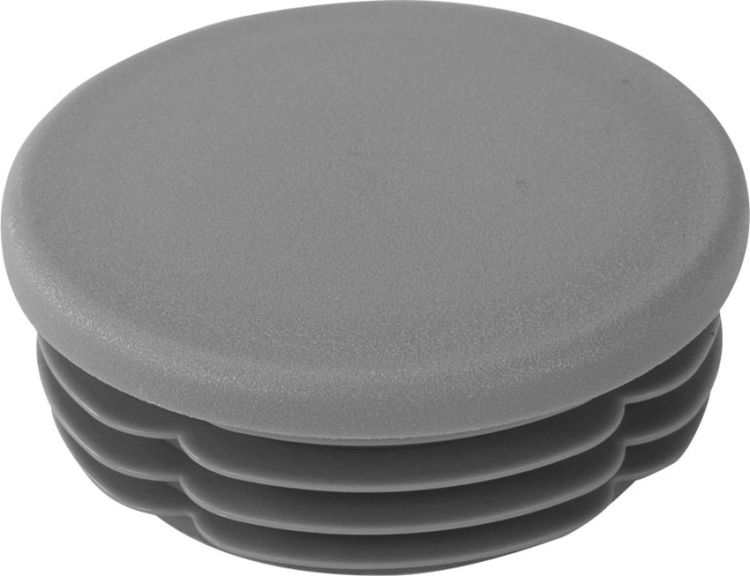 Riggatec Endkappe verkehrsgrau für 60 x 3-5 mm Rohr Rund