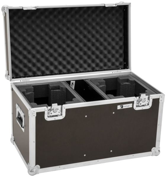 ROADINGER Flightcase 2x LED TMH-X4