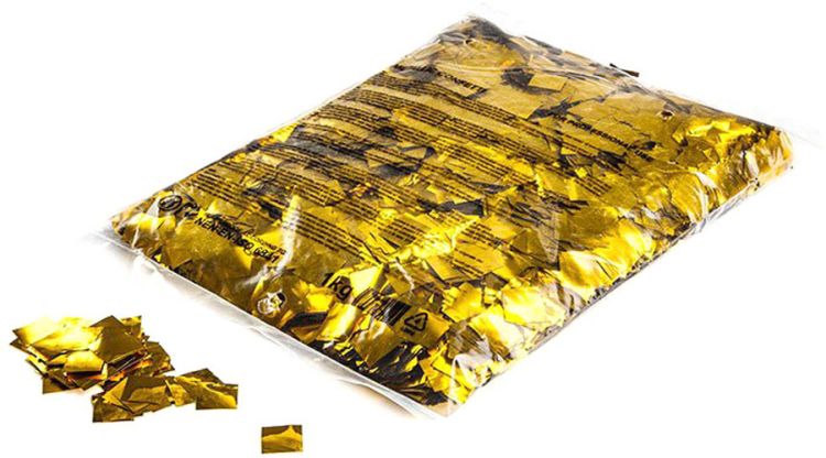 Magic FX Metallic Konfetti Quadrate 17x17mm - Gold 1kg