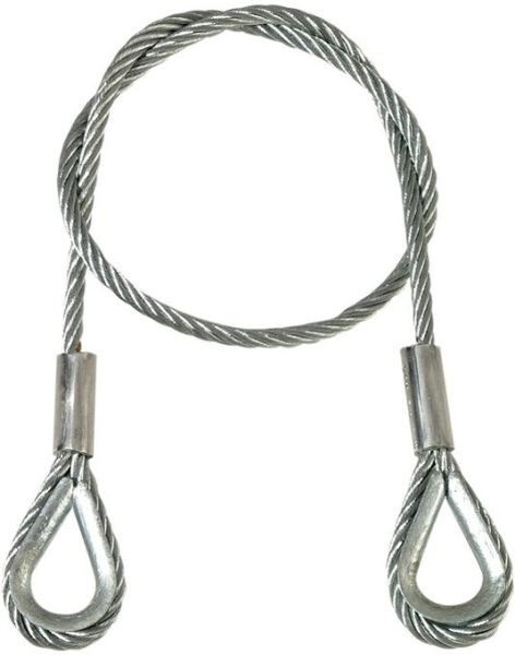 Adam Hall Accessories S 82100 Sicherungsseil 8 mm, 1 m lang